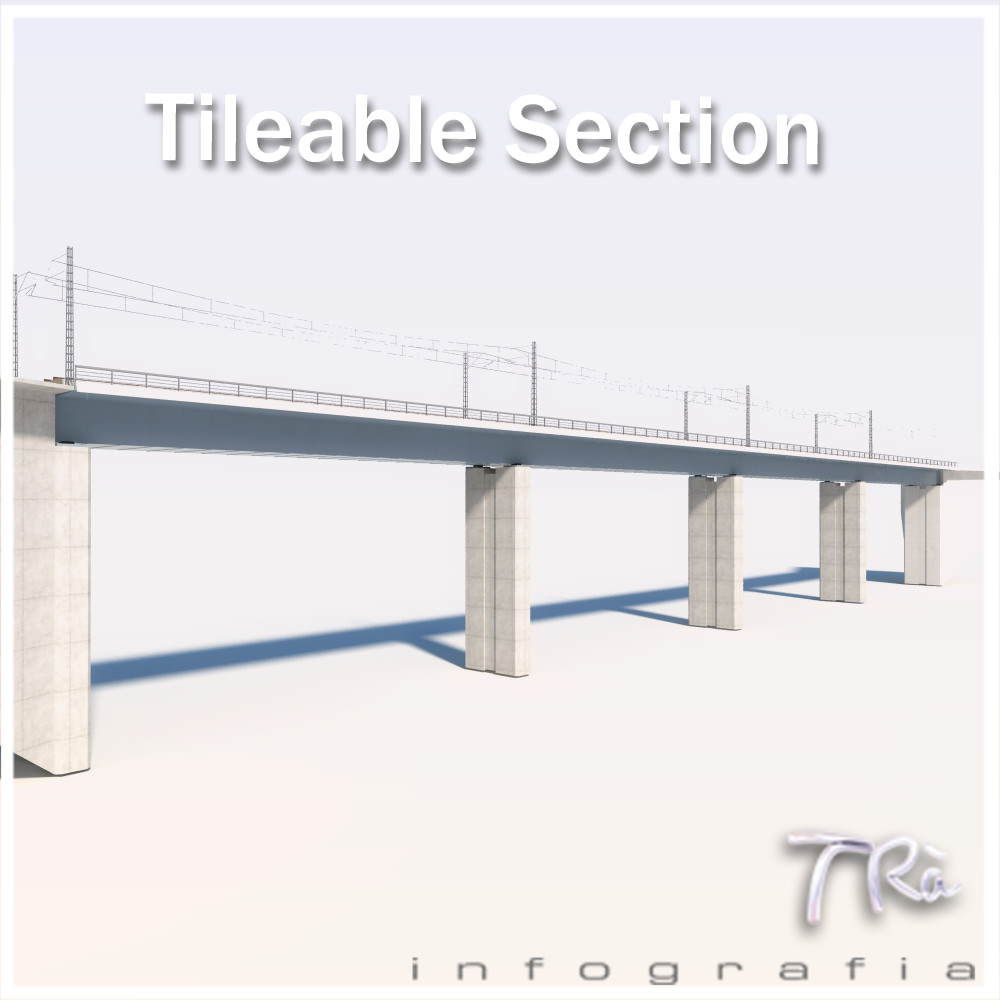RAILWAY VIADUCT 3D model_5