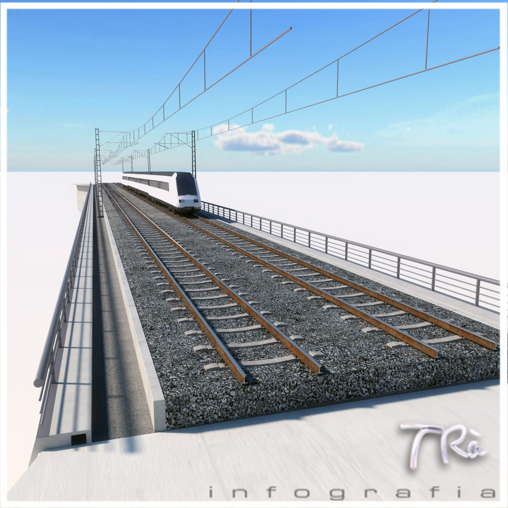 RAILWAY VIADUCT 3D model_4