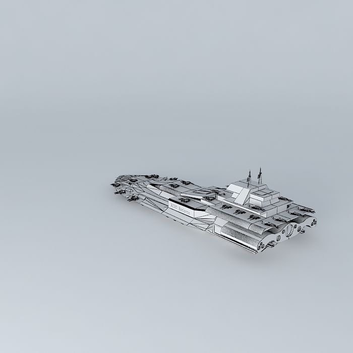 XBD Sodoma destroyer Mars class Free 3D model_4