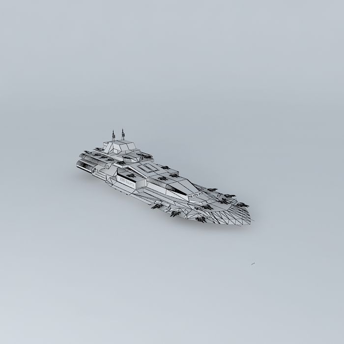 XBD Sodoma destroyer Mars class Free 3D model_3