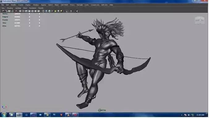 Lord Ram 3D model