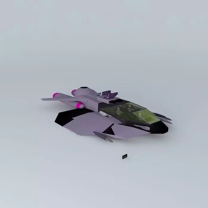 Y103F Raven Assault fighter class Free 3D model
