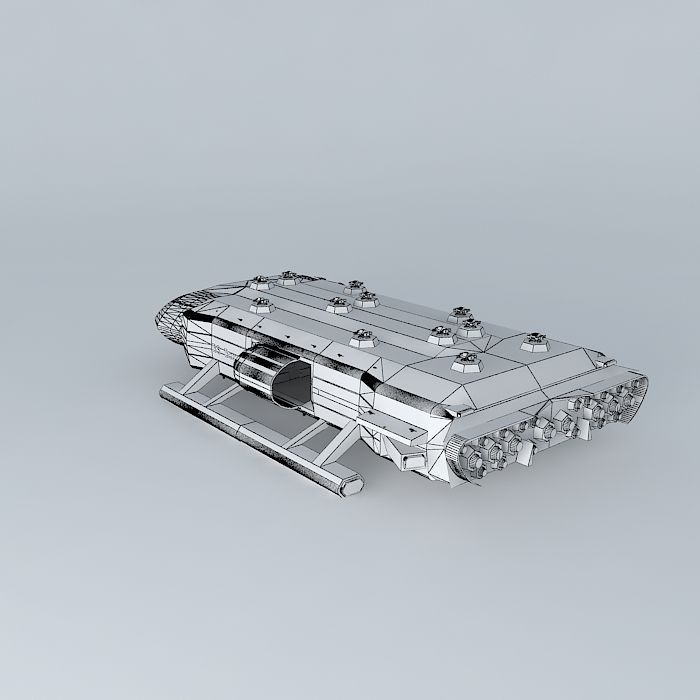 BS Baron Battlestar class Free 3D model_4