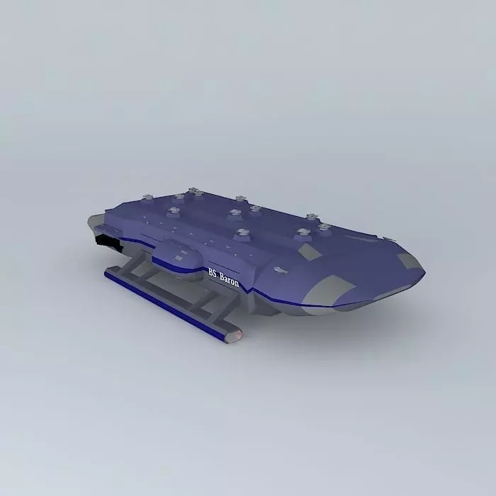 BS Baron Battlestar class Free 3D model_0