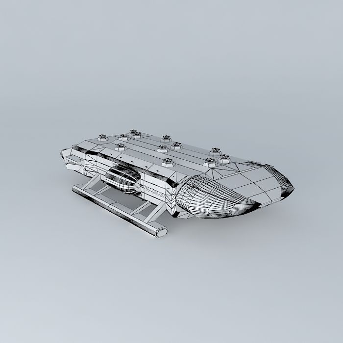 BS Baron Battlestar class Free 3D model_3