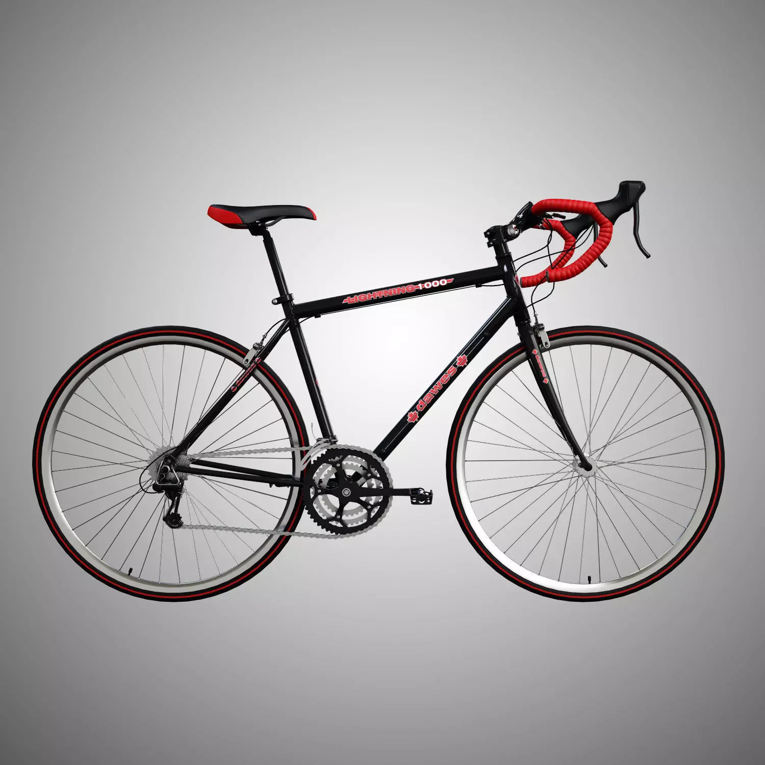 Road bike 3D model_0