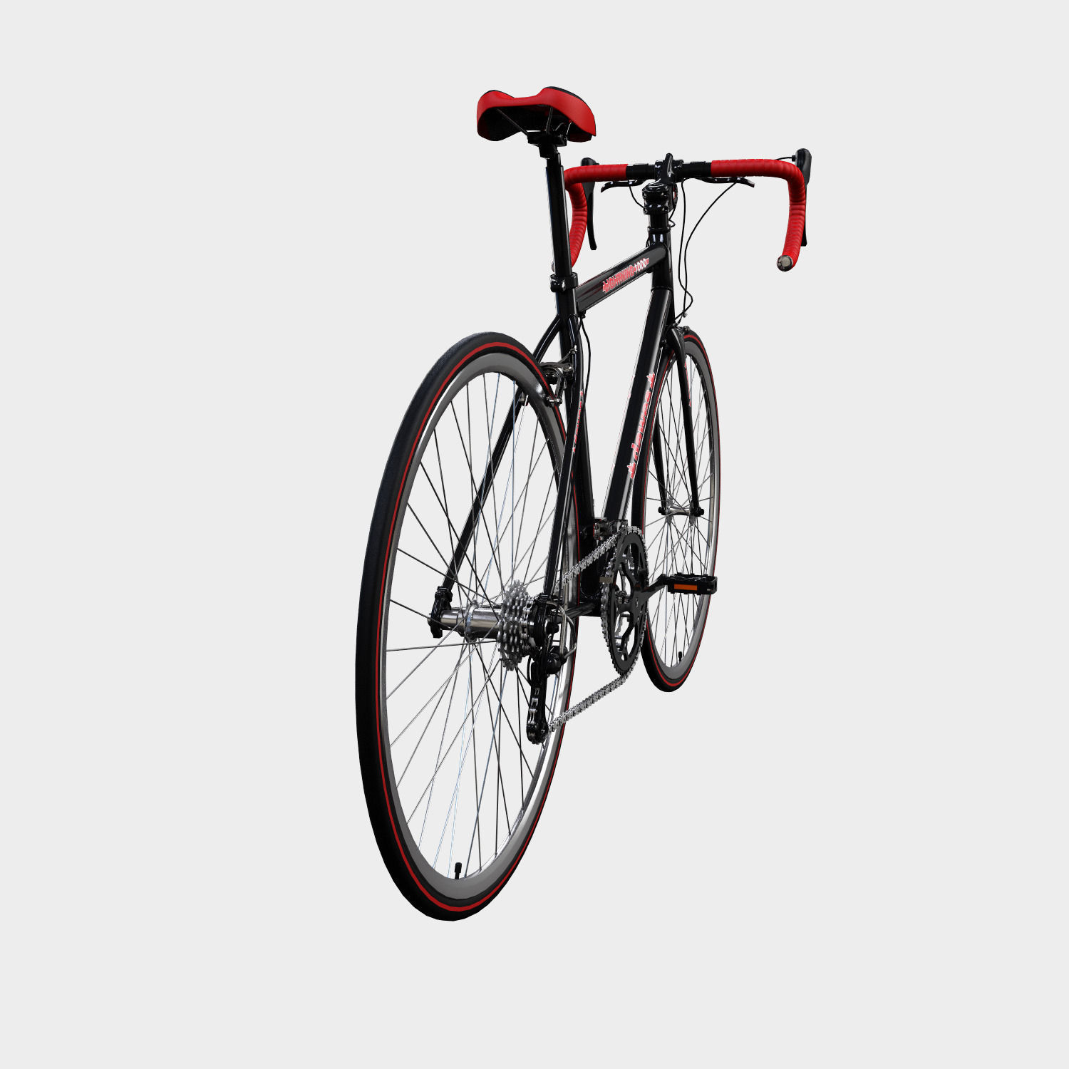 Road bike 3D model_5