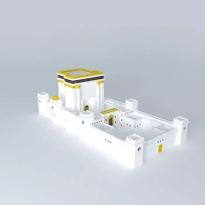 Herods Temple Free 3D model_0
