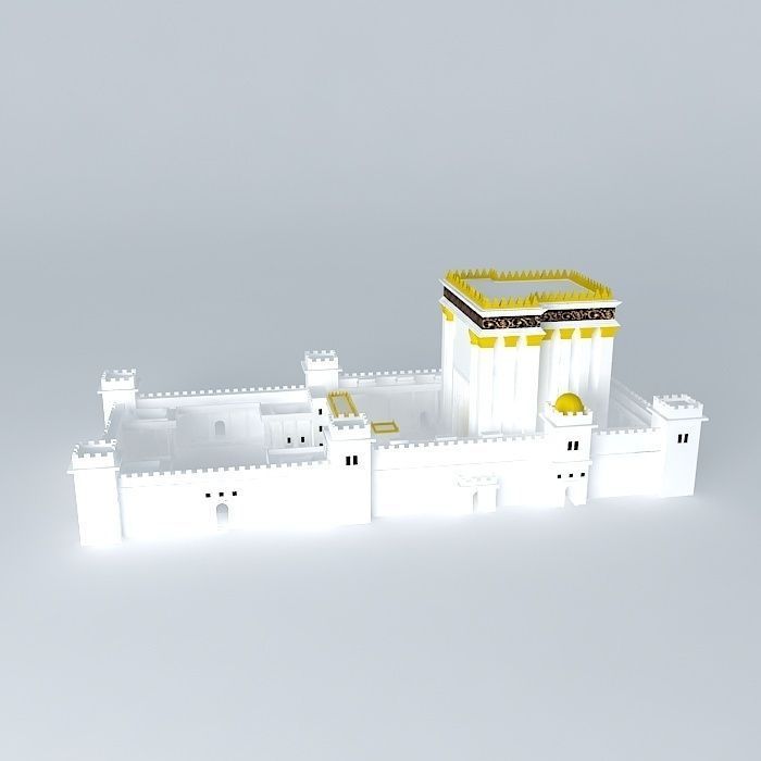 Herods Temple Free 3D model_2