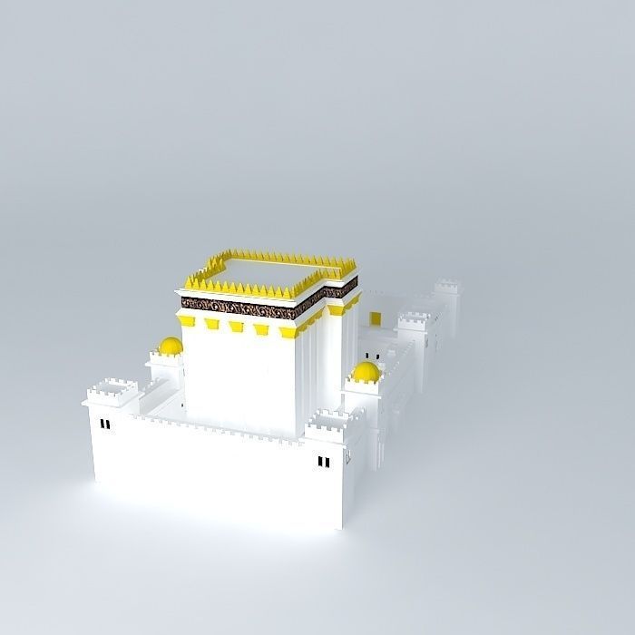 Herods Temple Free 3D model_1