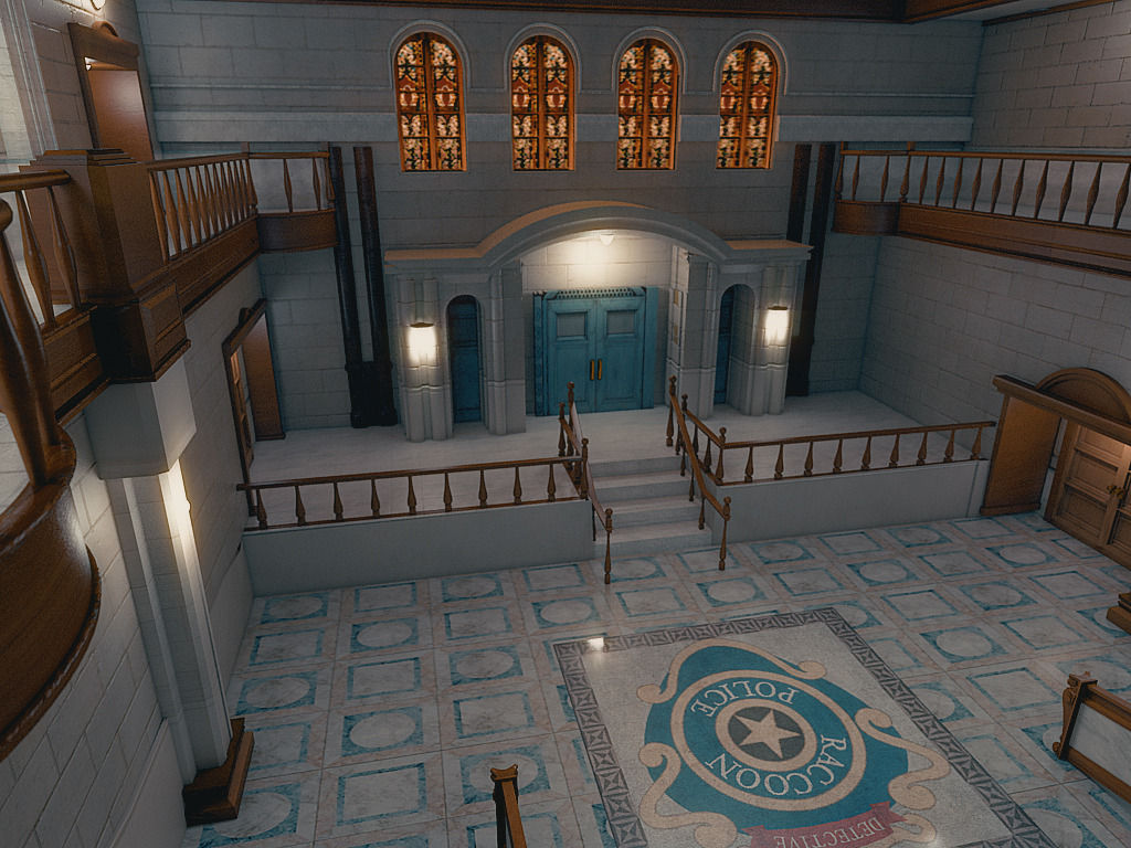 raccoon police department 2018 update 3D model_6