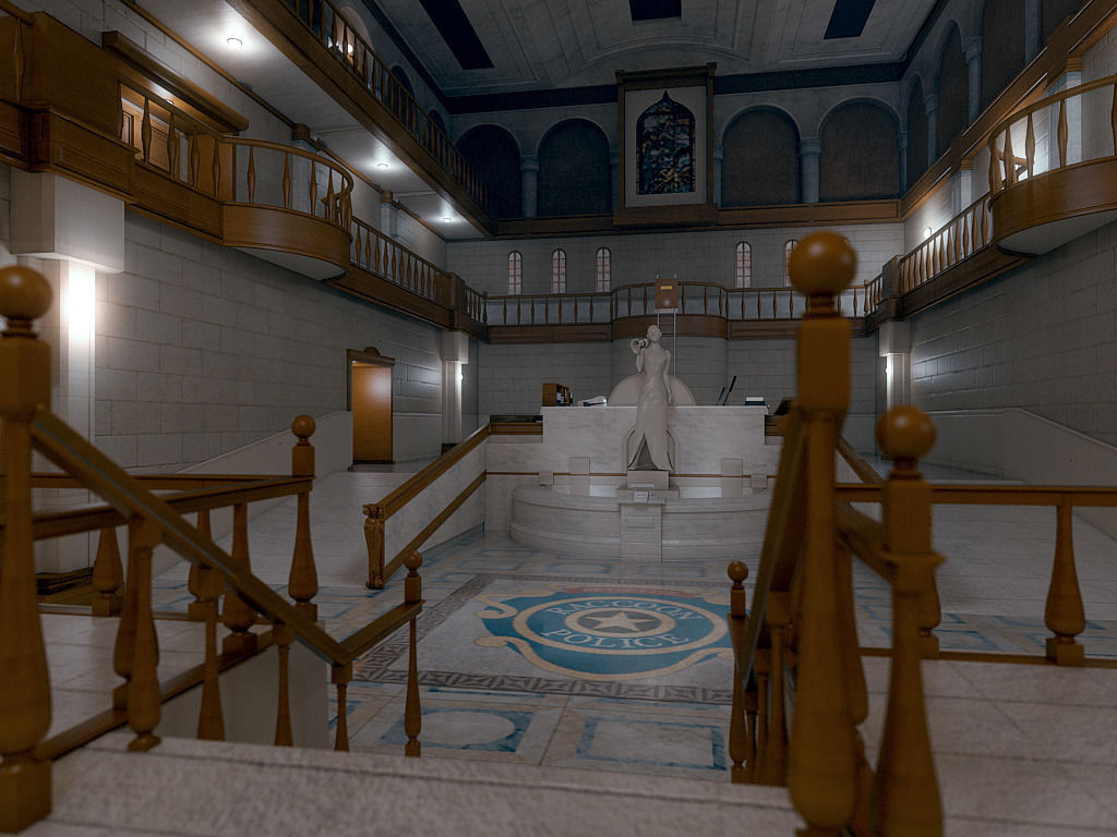 raccoon police department 2018 update 3D model_3