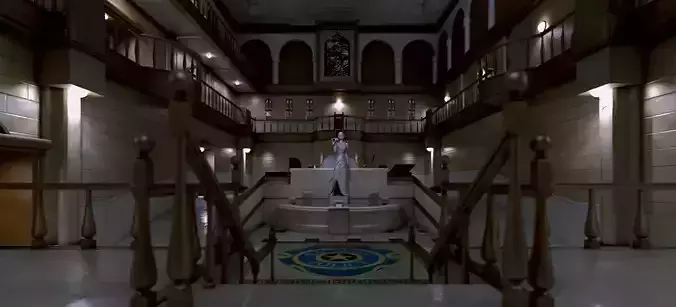 raccoon police department 2018 update 3D model raccoon police department 2018 update 3D model