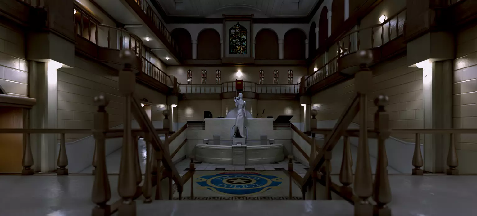 raccoon police department 2018 update 3D model_0