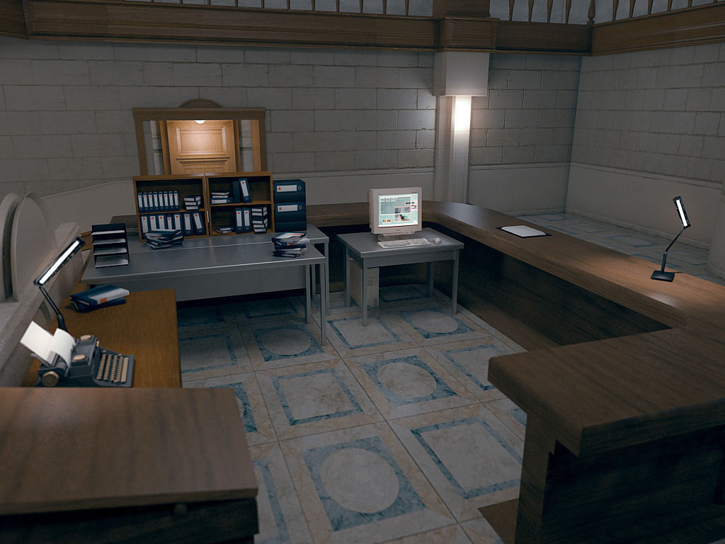 raccoon police department 2018 update 3D model_7