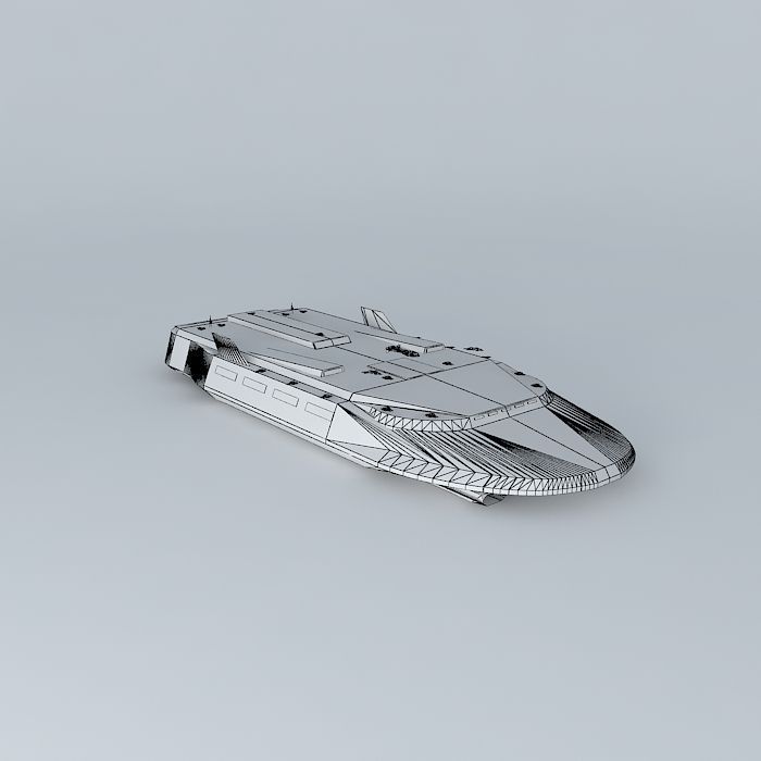 XS463 Columbus Carrier class Free 3D model_3