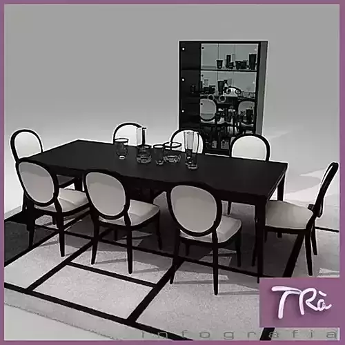 ELEGANT DINING TABLE 3D model