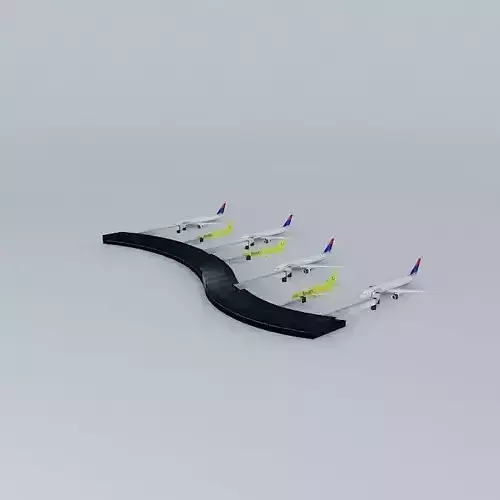 International Regional Airport Free 3D model