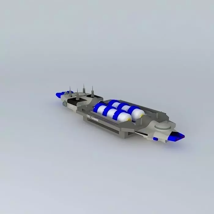 USC Genesis TC Colonizing space carrier class Free 3D model
