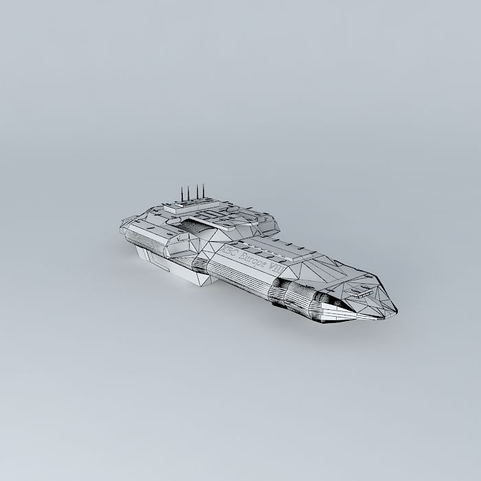 XBC Europe VIII Cruiser Europe class Free 3D model_3