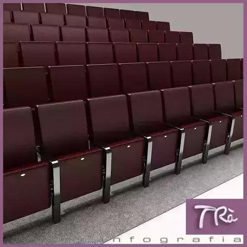 THEATER SEATING AREA 3D model