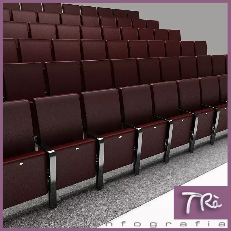 THEATER SEATING AREA 3D model_0