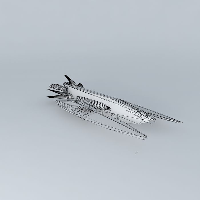 Y201K Little Eagle Corvette class Free 3D model_3