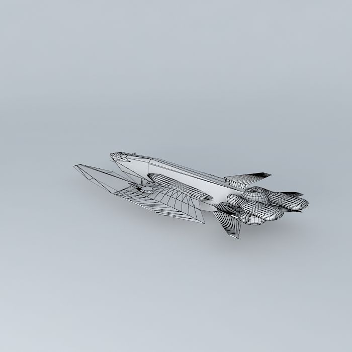 Y201K Little Eagle Corvette class Free 3D model_4
