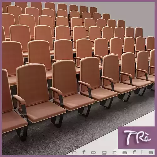 THEATER SEATING AREA 3D model