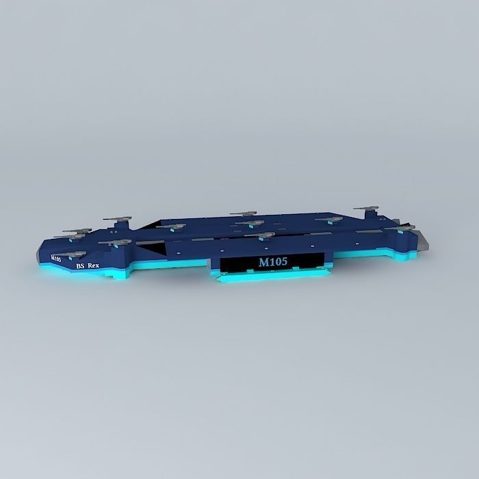 BS Rex Battlestar class Free 3D model_2