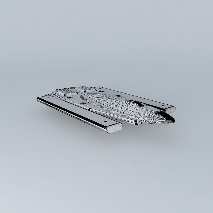 XC Belfegor Space cruiser class Free 3D model_3