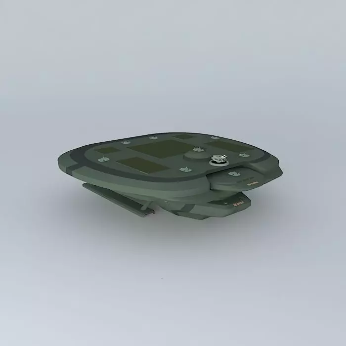 XD Cerber Space destroyer class Free 3D model