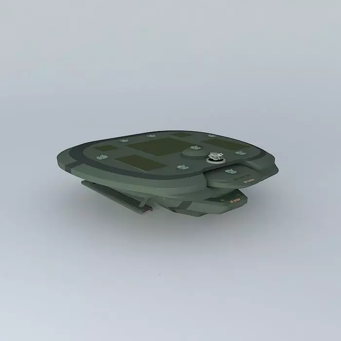 XD Cerber Space destroyer class Free 3D model
