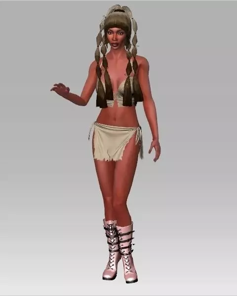 Amazon woman 3D model