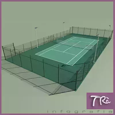 TENNIS COURT 3D model