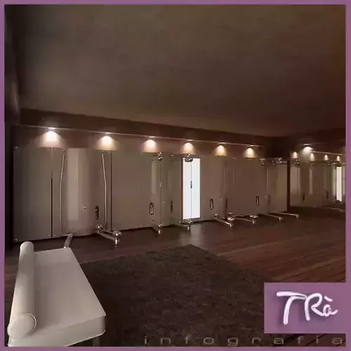 PILATES GYM ROOM 3D model