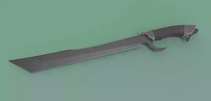 Bone Machete 3D model