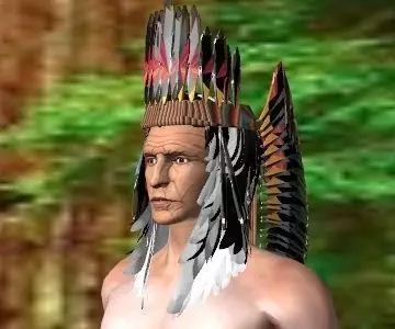 Indian face 3D model