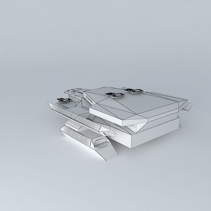 MBD Dragon Destroyer Class Free 3D model_4