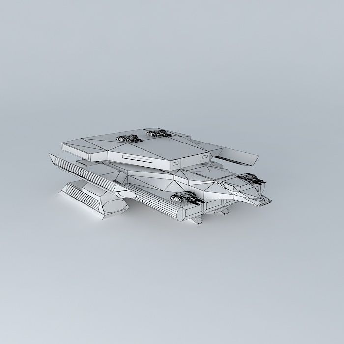 MBD Dragon Destroyer Class Free 3D model_3