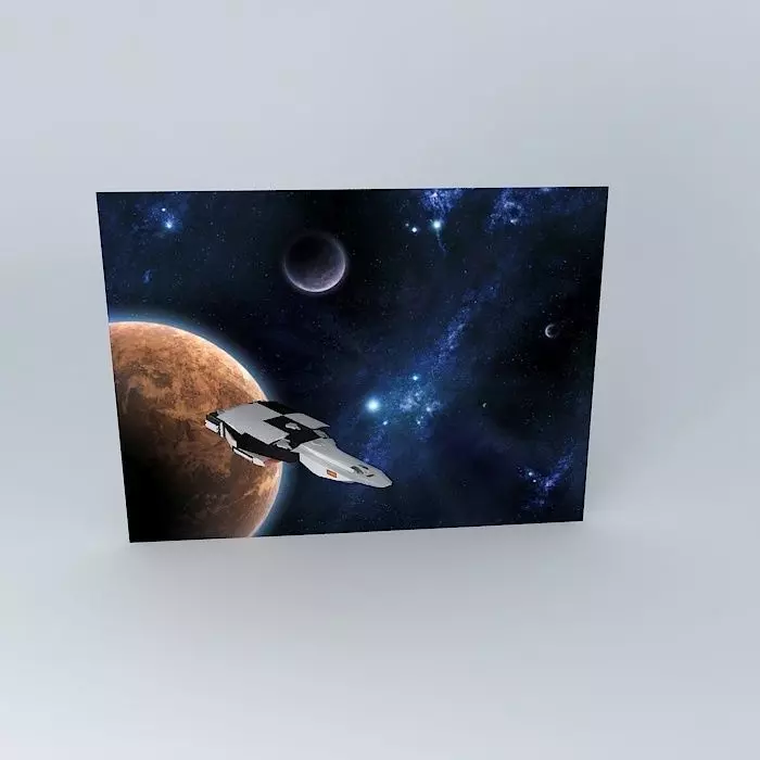 MTSF Constellation frigate Free 3D model