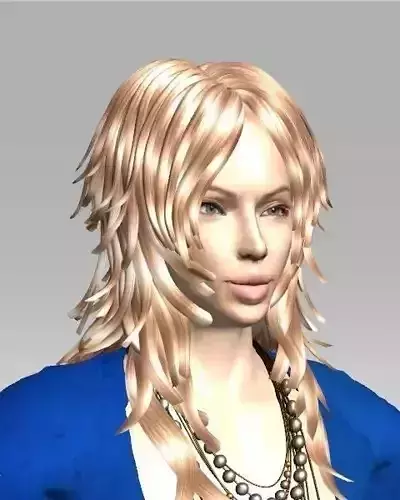 Irina woman with long blonde hair