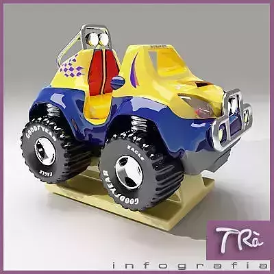 KIDDY RIDE STRIKER 3D model