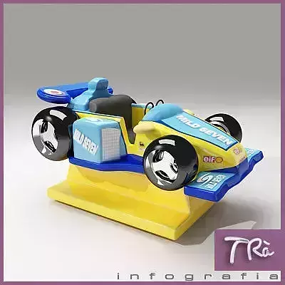 KIDDY RIDE FORMULA 1 3D model