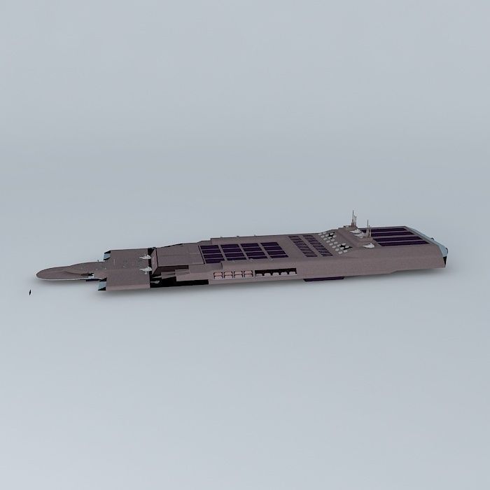 SSS Horizon carrier class Free 3D model_2