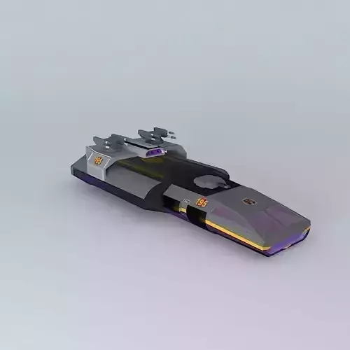 MCS Neptune M195-202 (Combat Space Shuttle Class) Free 3D model