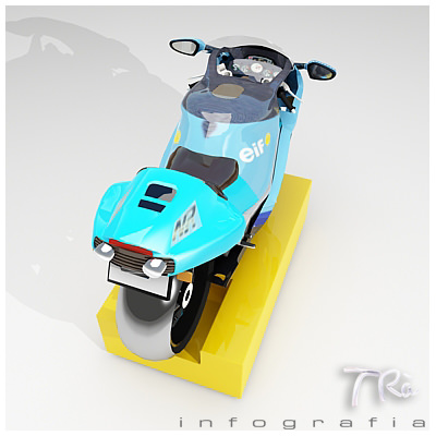 KIDDY RIDE MOTORCYCLE 3D model_1