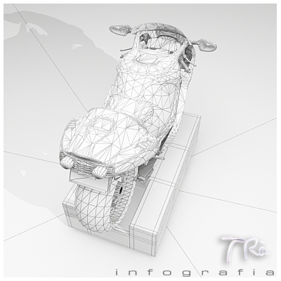 KIDDY RIDE MOTORCYCLE 3D model_5