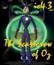 Scarecrow 1 animated character wearing hat and boots 3D model_3