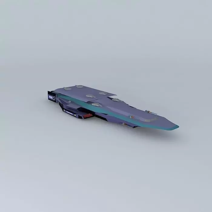 XSF Cassiopeia Frigate Constellation II class Free 3D model_0